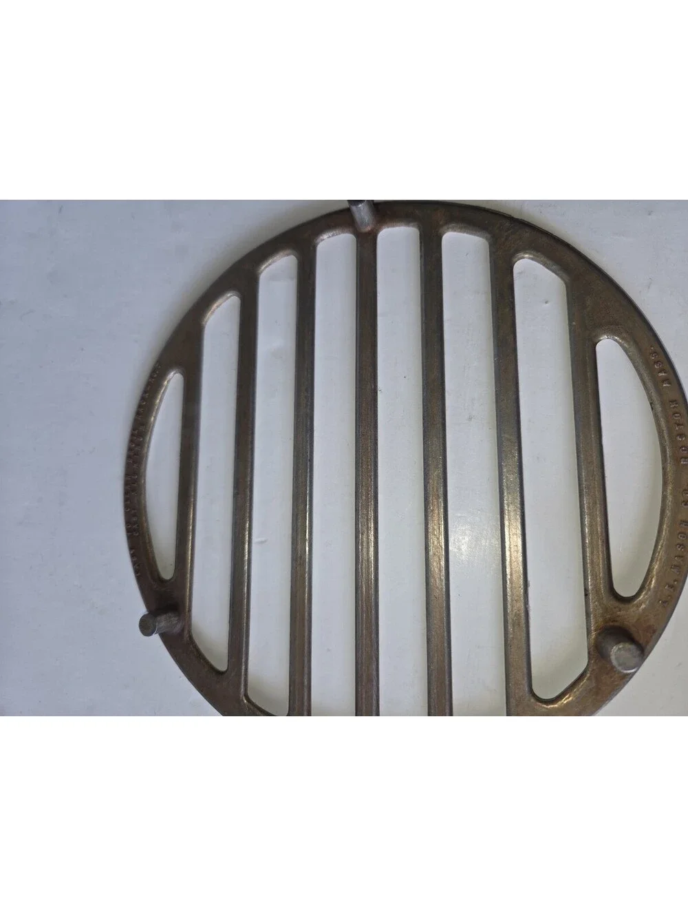 3 Pc Vintage L.E. Mason Co. Cast Aluminum Broil Rack Trivets  Round USA  SG4